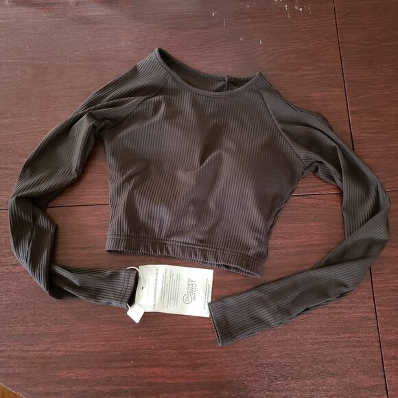 Black long sleeve crop top XS dance and sway - Picture 2 of 8